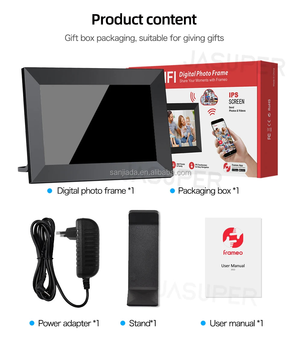 10.1" WiFi Digital Photo Frame