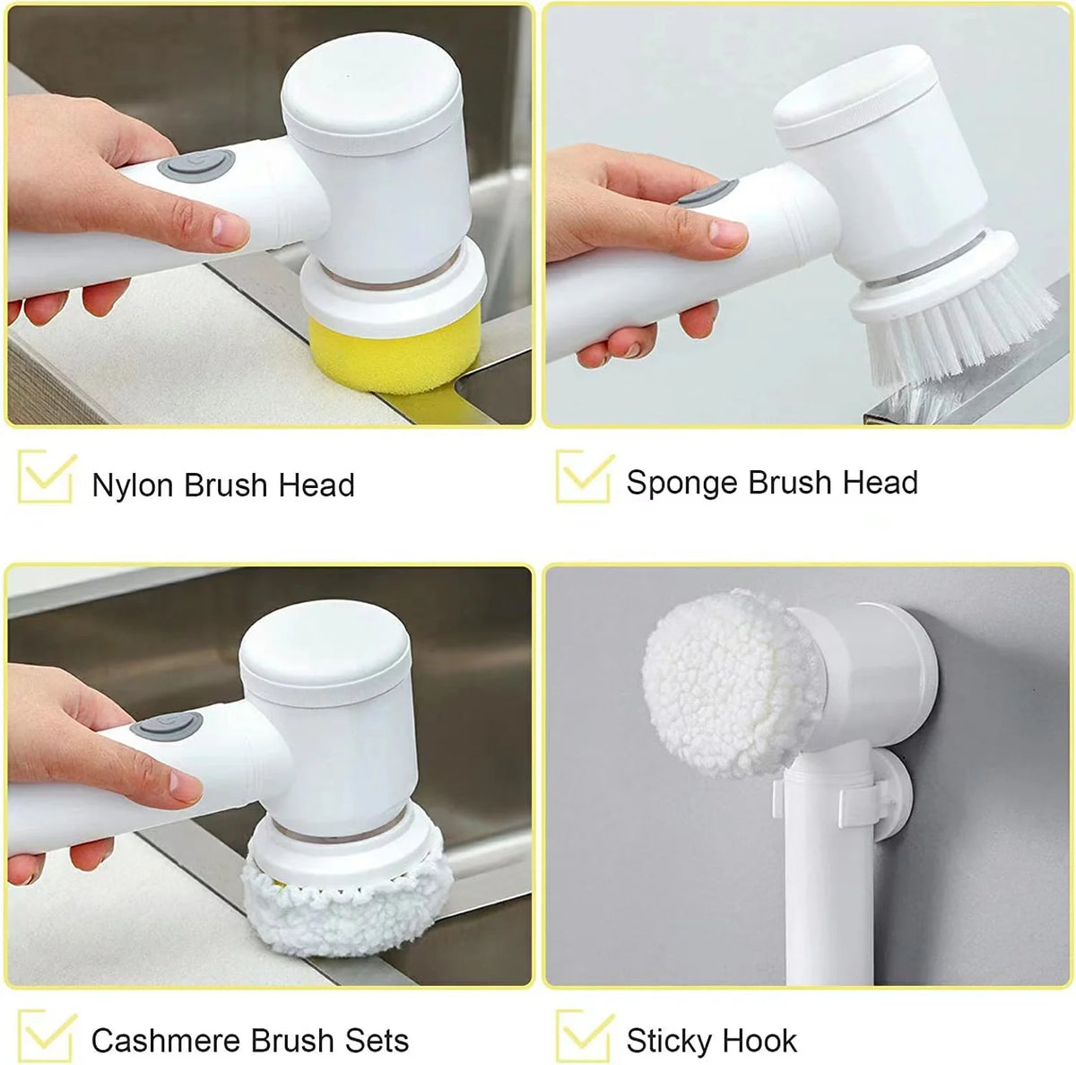 Cordless Electric Spin Scrubber