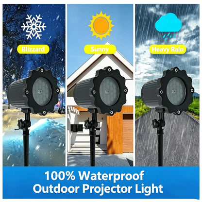 Outdoor Snowflake Projector Light