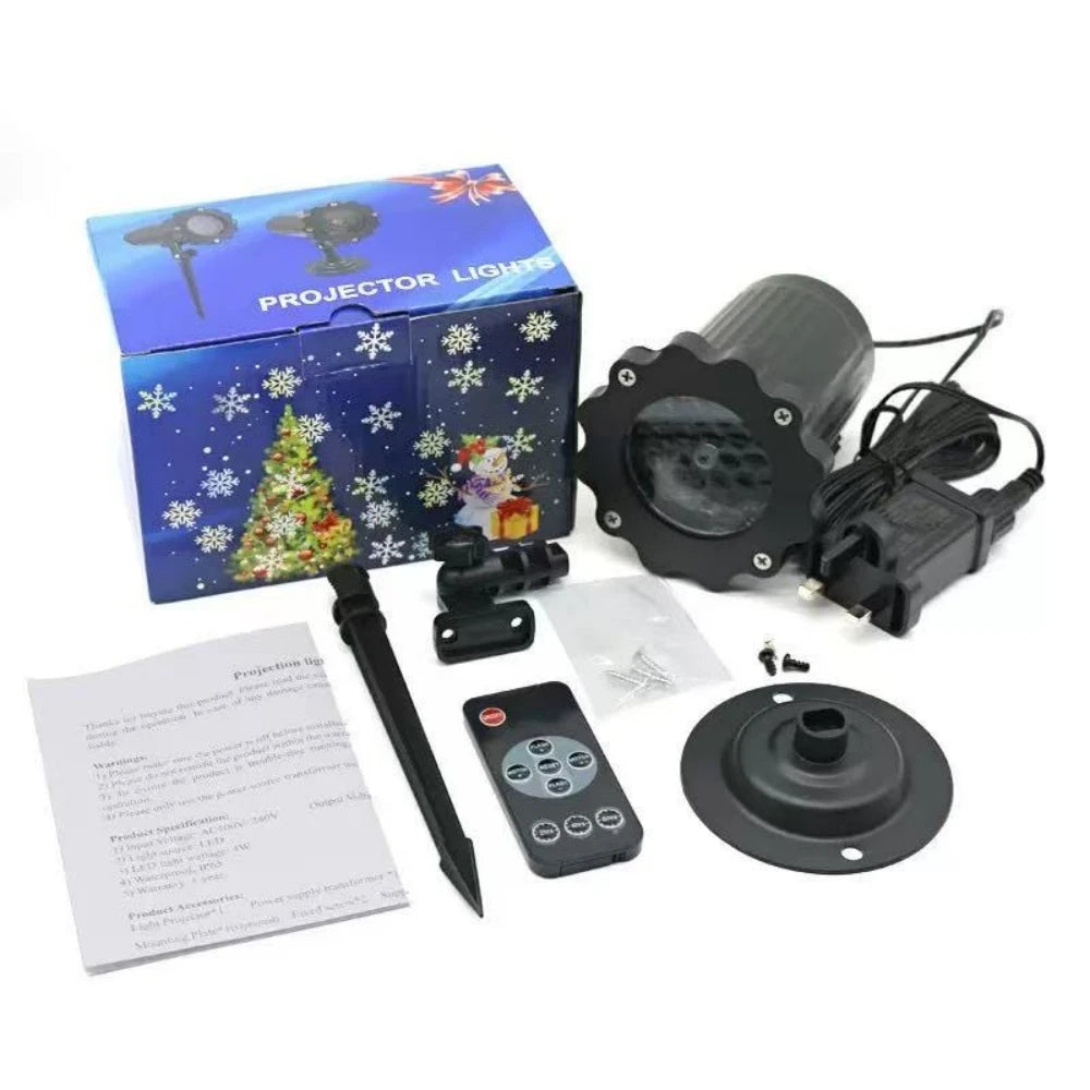 Outdoor Snowflake Projector Light
