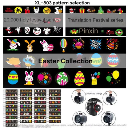 Holiday Window Projector Light