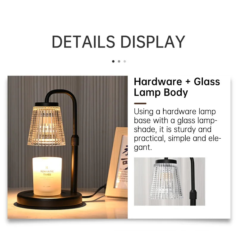 Candle Warmer Lamp with Timer & Dimmer