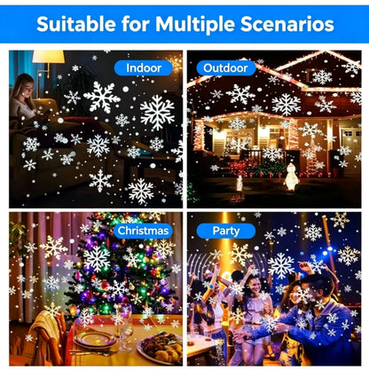 Outdoor Snowflake Projector Light