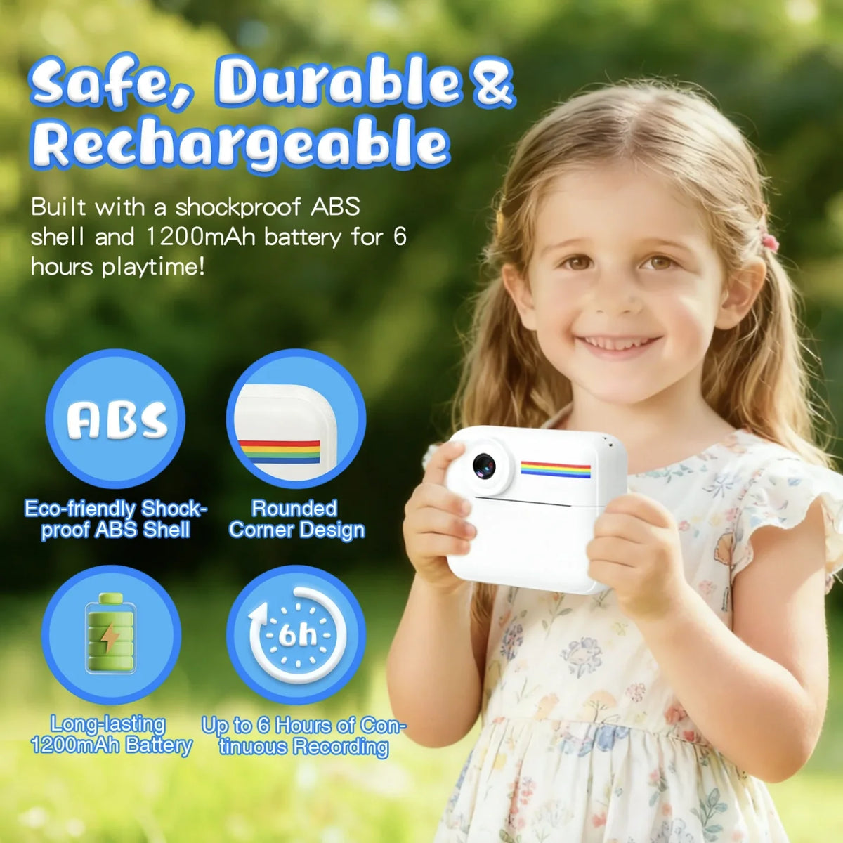 Kids Instant Print Camera