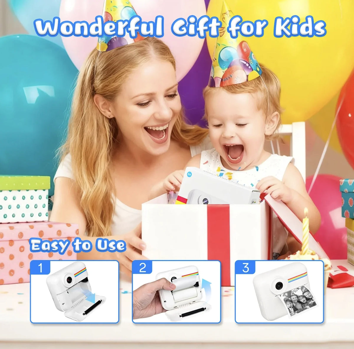 Kids Instant Print Camera